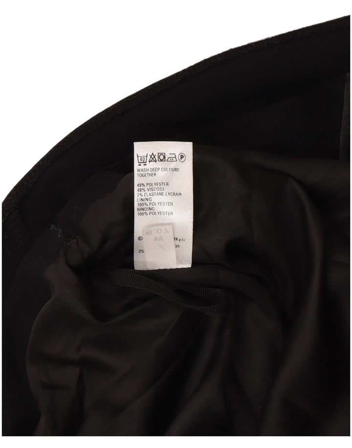 Marks & Spencer Jupe trapèze pour femme UK 14 Medium W30 Noir Polyester