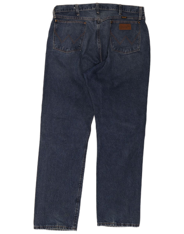 Wrangler Jean droit homme W38 L32 bleu coton