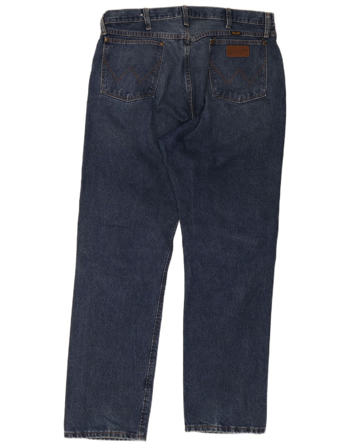 Wrangler Jean droit homme W38 L32 bleu coton