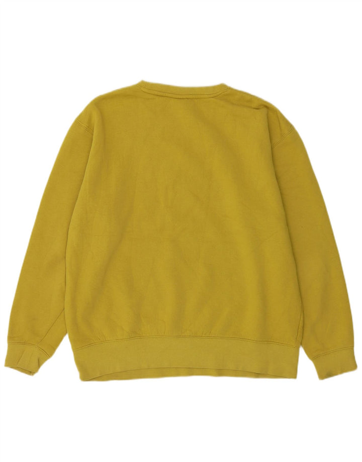 Zara Homme Sweatshirt Jumper Coton Jaune Moyen