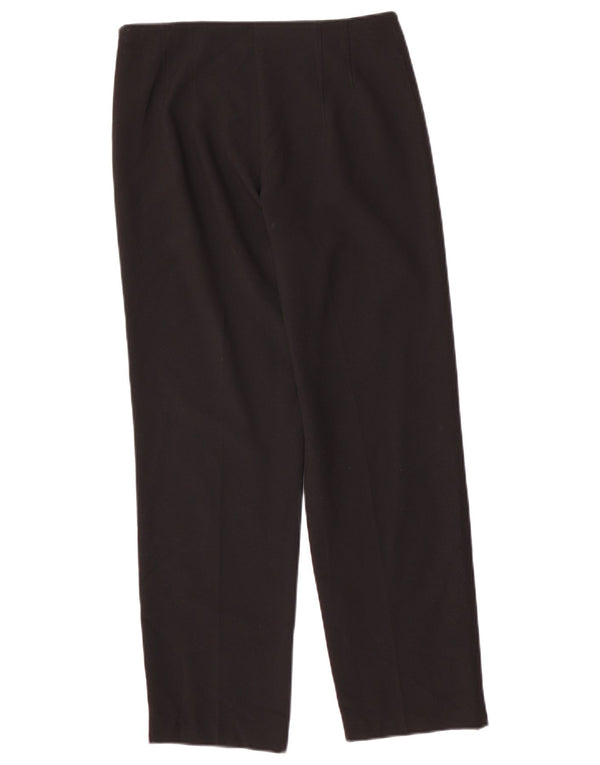 Marks & Spencer Pantalon droit décontracté pour femme UK 8 Small W28 L28 Noir
