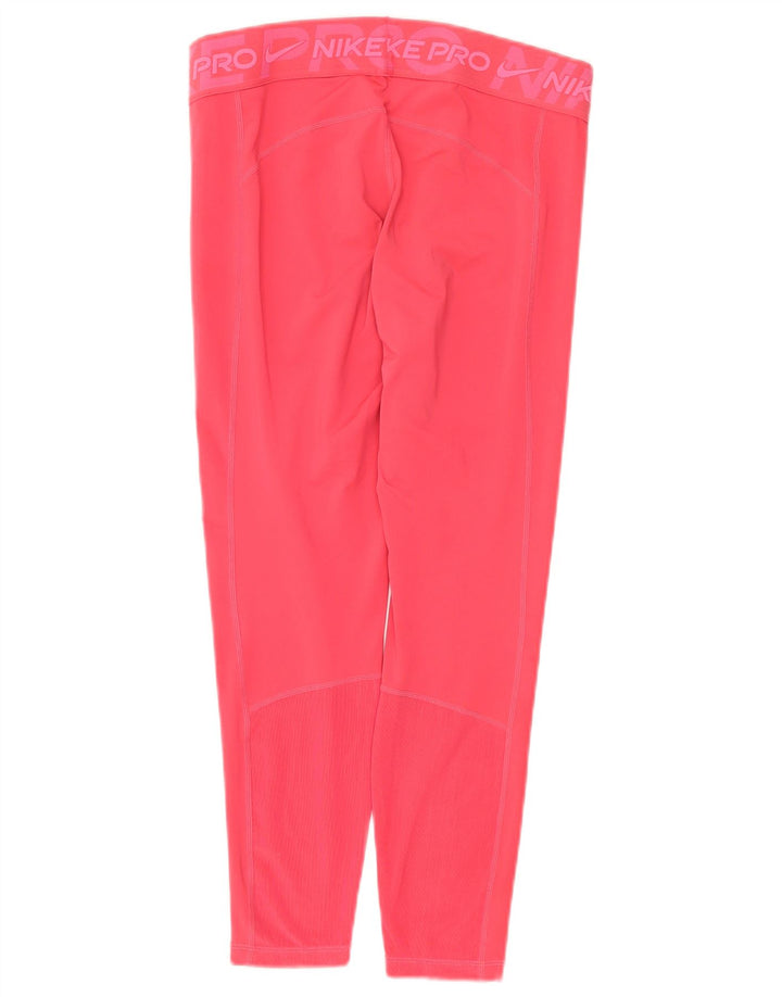 Nike Legging Capri Dri Fit Graphic pour femme UK 14 Large Rose Polyester