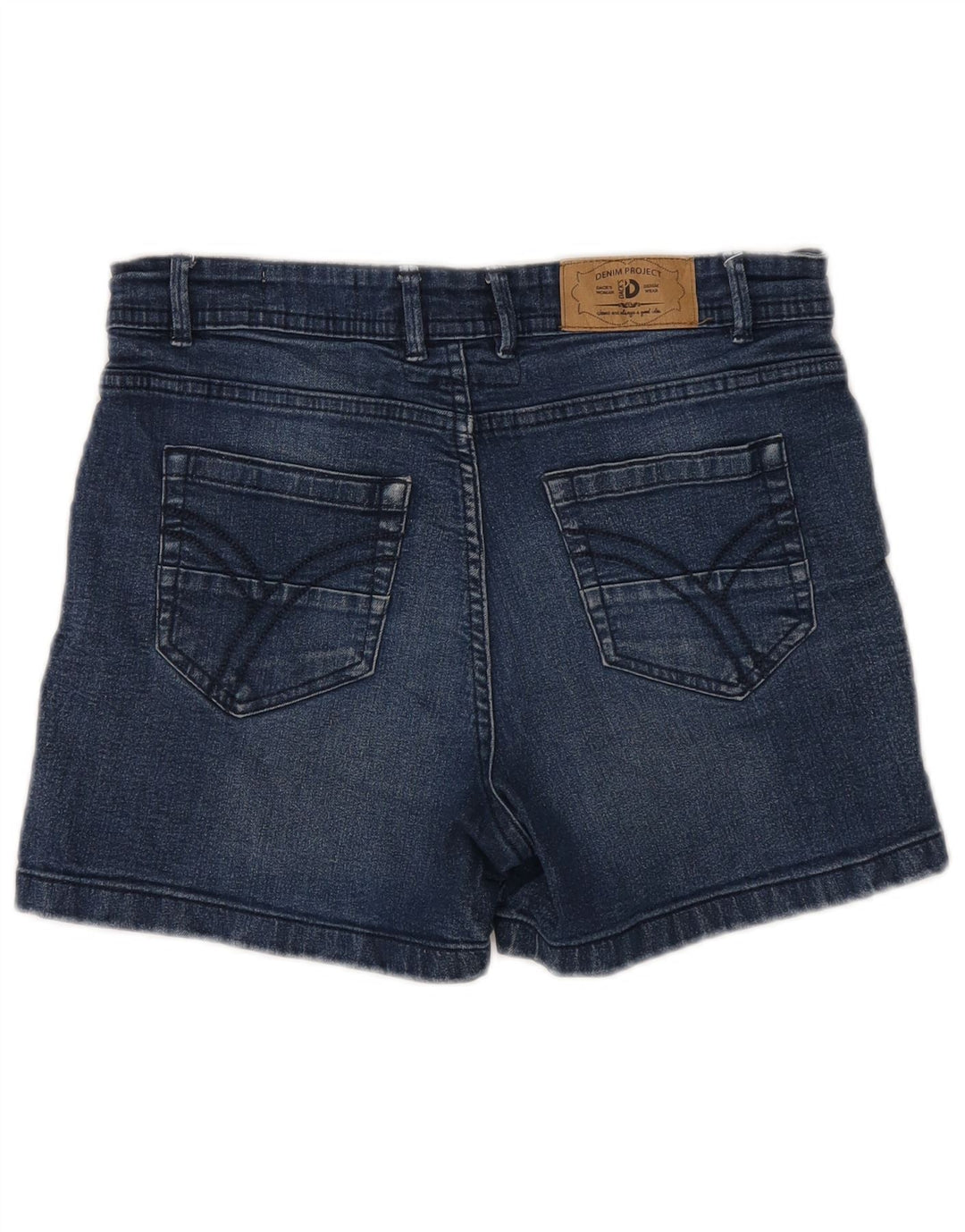 DACK'S Short en Jean Coupe Slim Femme IT 44 Moyen W30 Bleu Coton