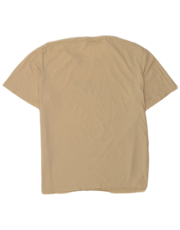 Jack & Jones T-Shirt Graphique Top XL Coton Beige Homme