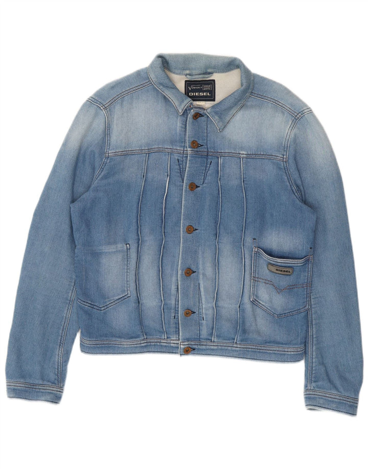 Diesel Veste en jean pour homme UK 40 Large Bleu Coton