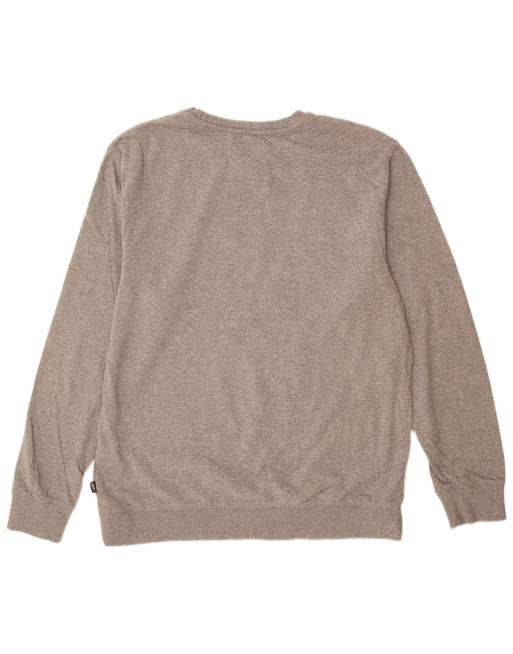 Vans Sweat-shirt graphique pour homme XL Gris Coton