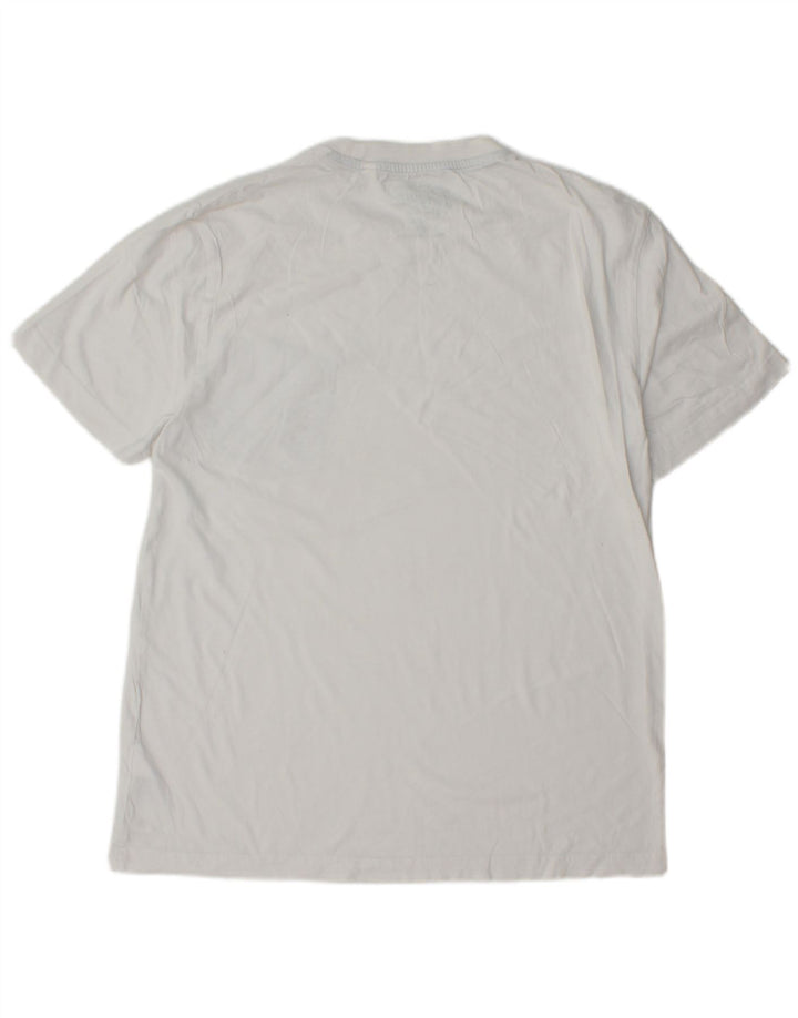 PENGUIN T-Shirt Homme Haut Large Blanc Tacheté Coton