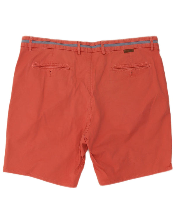 Massimo Dutti Short Chino Homme IT 48 Medium W38 Rouge Coton