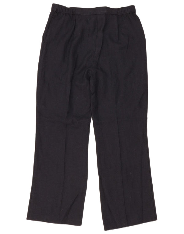 Marks & Spencer Pantalon Chino Femme UK 12 Medium W30 L27 Bleu Marine