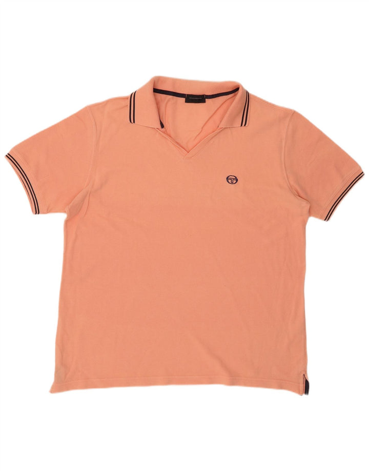 SERGIO TACCHINI Polo Homme IT 56 XL Orange Coton