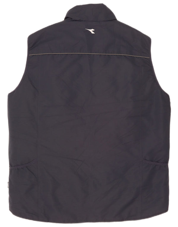 Diadora Gilet Utilitaire Femme UK 24 3XL Bleu Marine Polyester