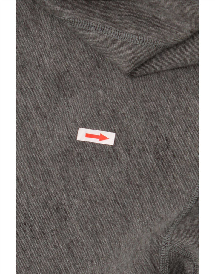 Nike Pull à capuche zippé pour homme Grand coton moucheté gris