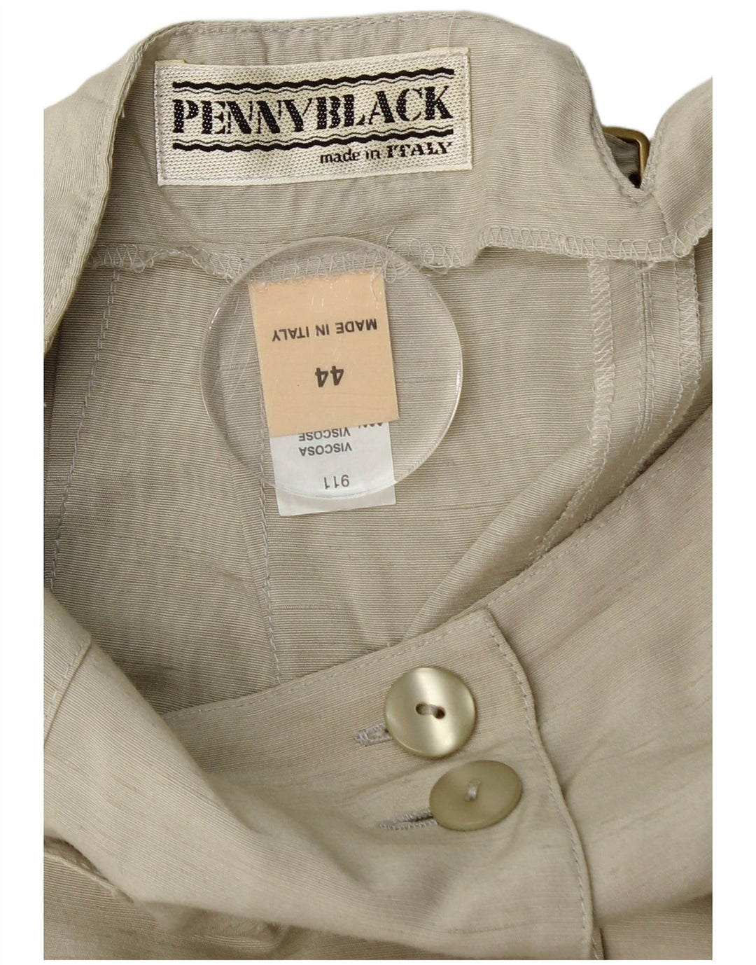 PENNY BLACK Jupe Midi Femme IT 44 Medium W27 Gris Viscose