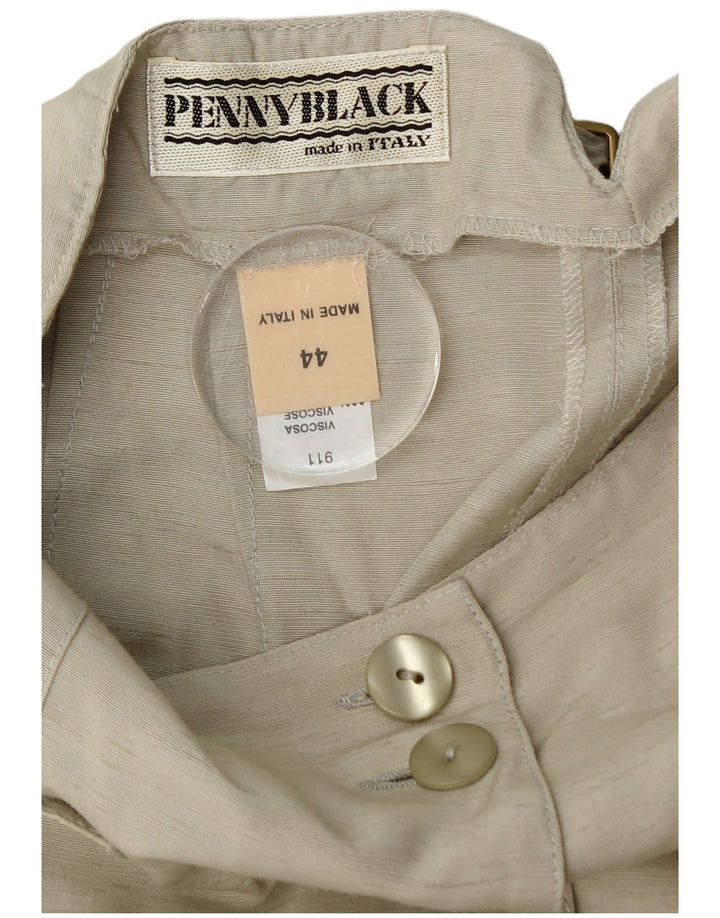PENNY BLACK Jupe Midi Femme IT 44 Medium W27 Gris Viscose