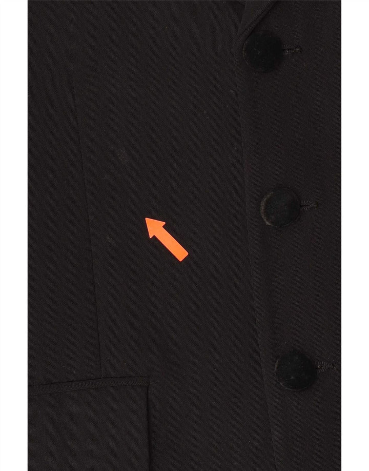Veste blazer vintage à 3 boutons pour garçon 11-12 ans Noir