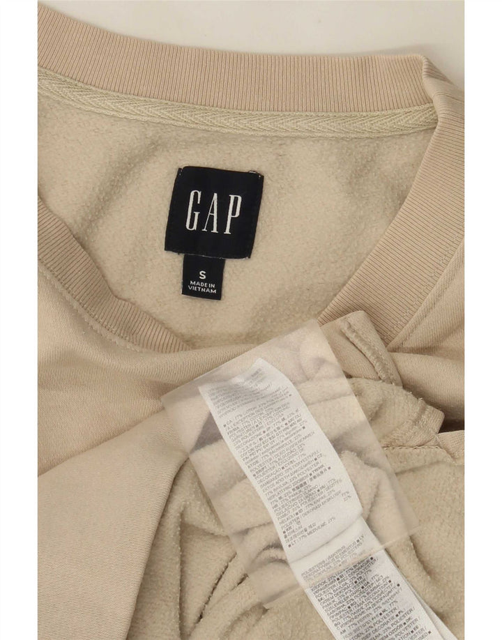 Gap Sweat-shirt surdimensionné pour femme UK 10 Petit coton beige