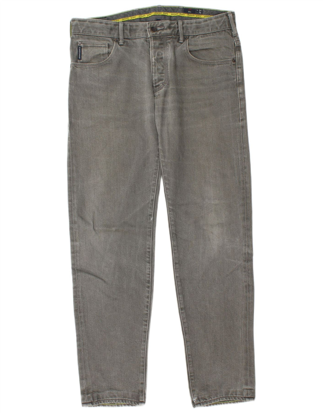 Armani Jeans Slim W34 L34 Gris Coton Homme