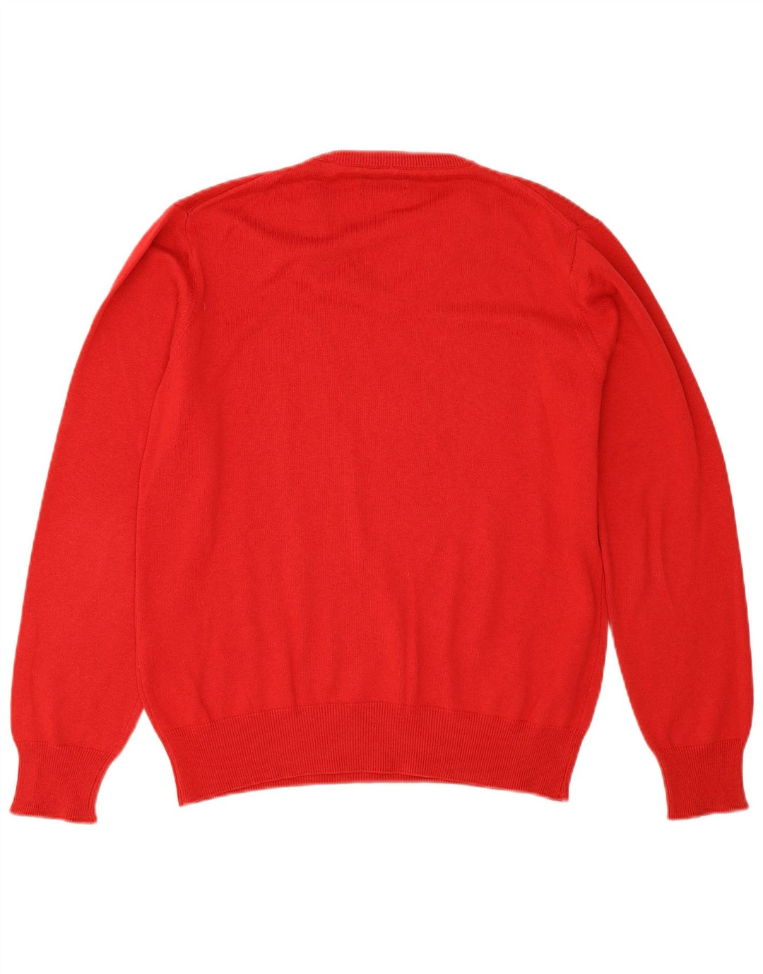 Gant Pull Col V Homme Petit Rouge Coton