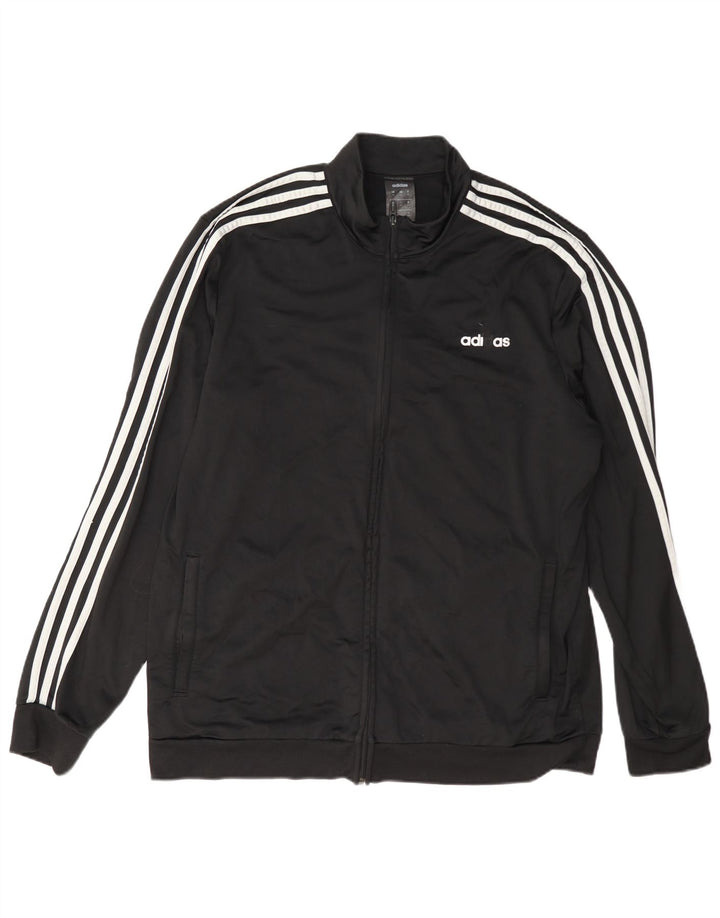 Adidas Veste de survêtement pour homme XL Noir Polyester