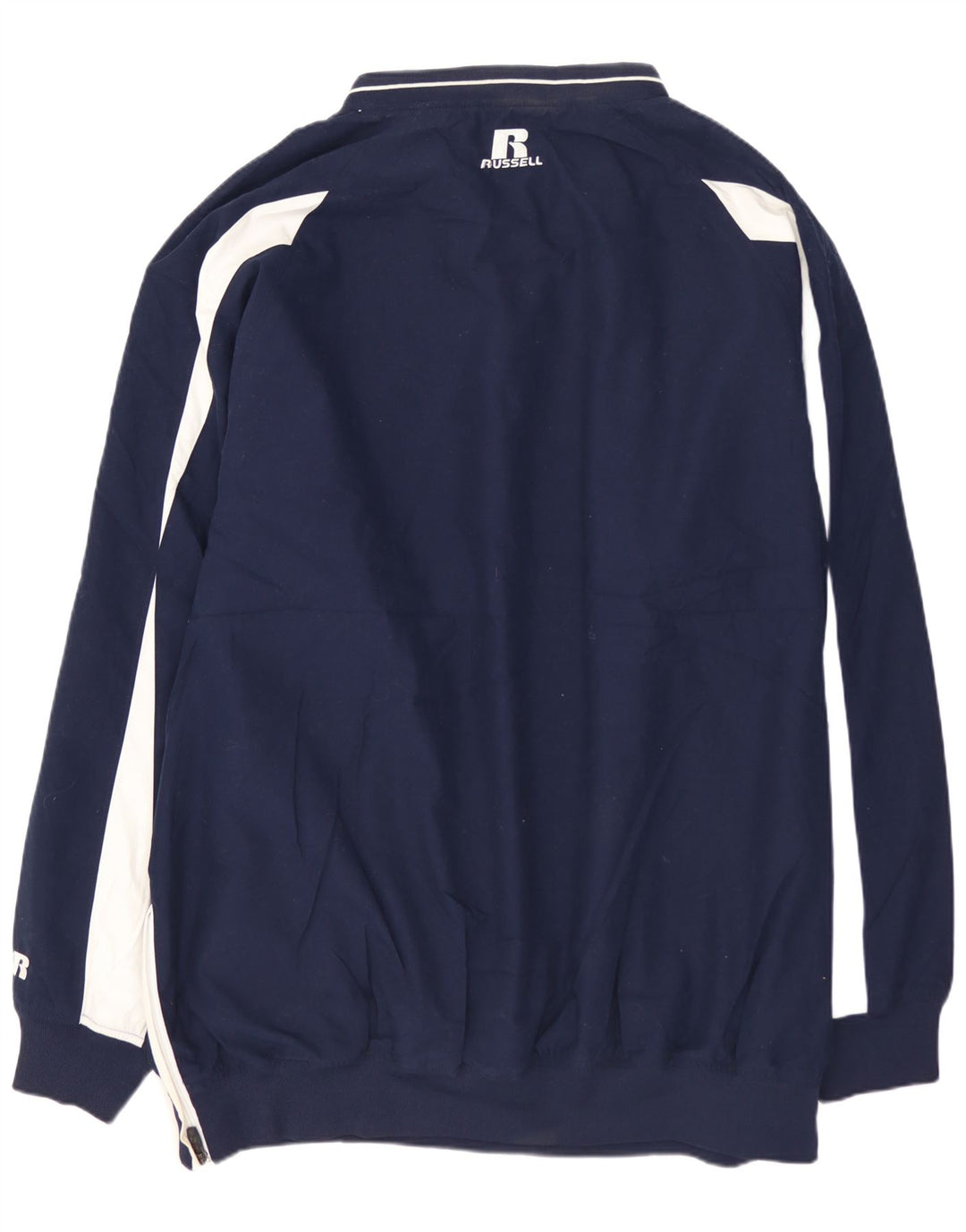 RUSSELL ATHLETIC Sweat-Shirt Homme XL Bleu Marine Colorblock Polyester