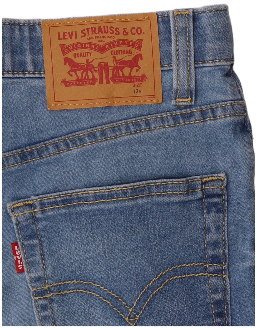 Levi's Short en jean pour garçon 11-12 ans W26 Bleu