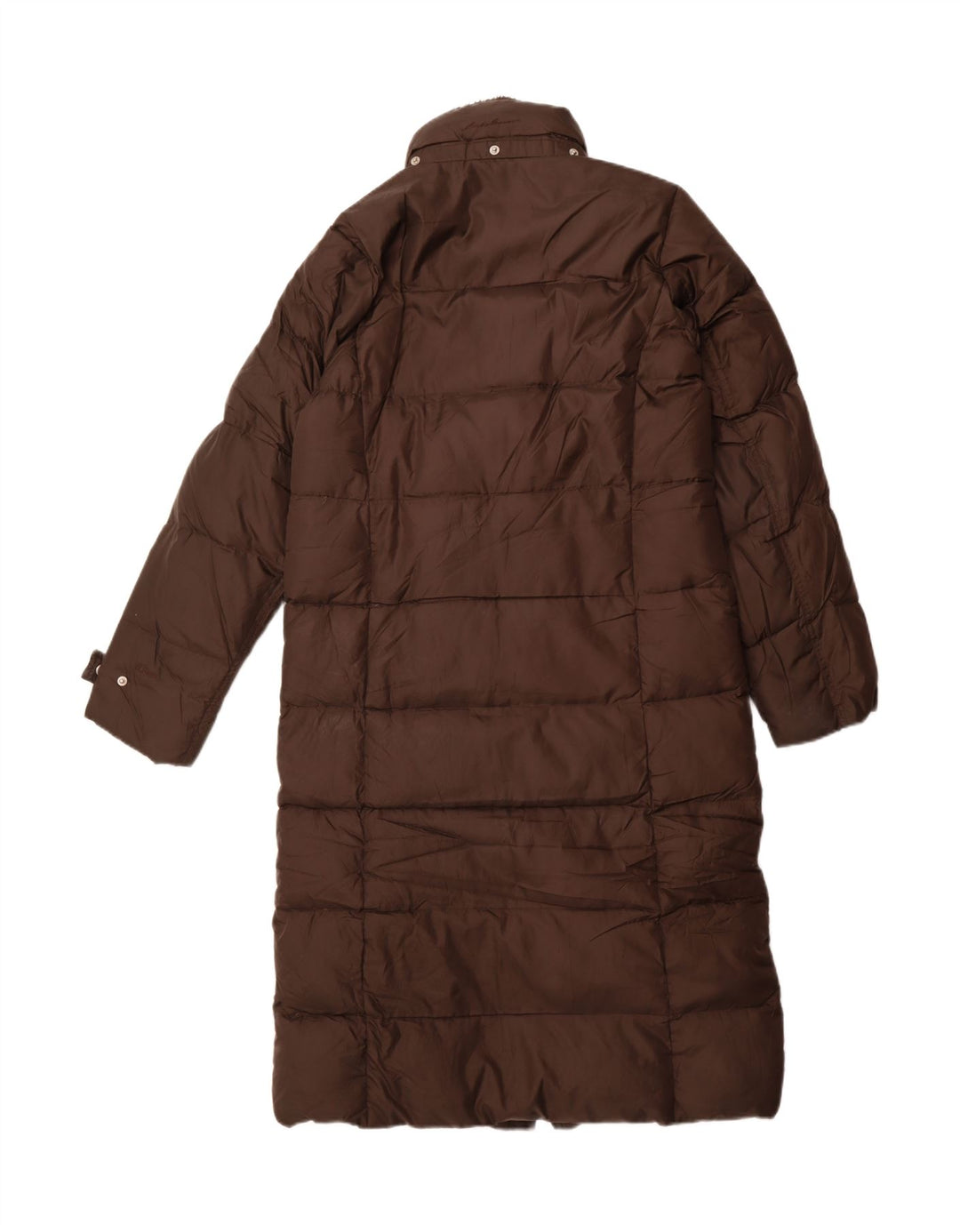 Eddie Bauer Manteau rembourré surdimensionné pour femme UK 10 Petit Marron Polyester