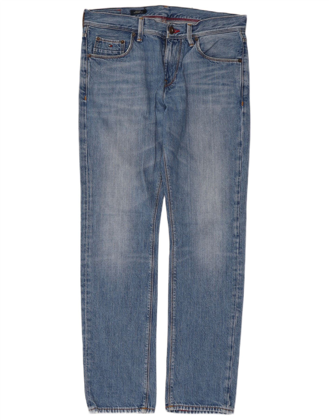 Tommy Hilfiger Jean droit Denton W30 L30 homme bleu coton