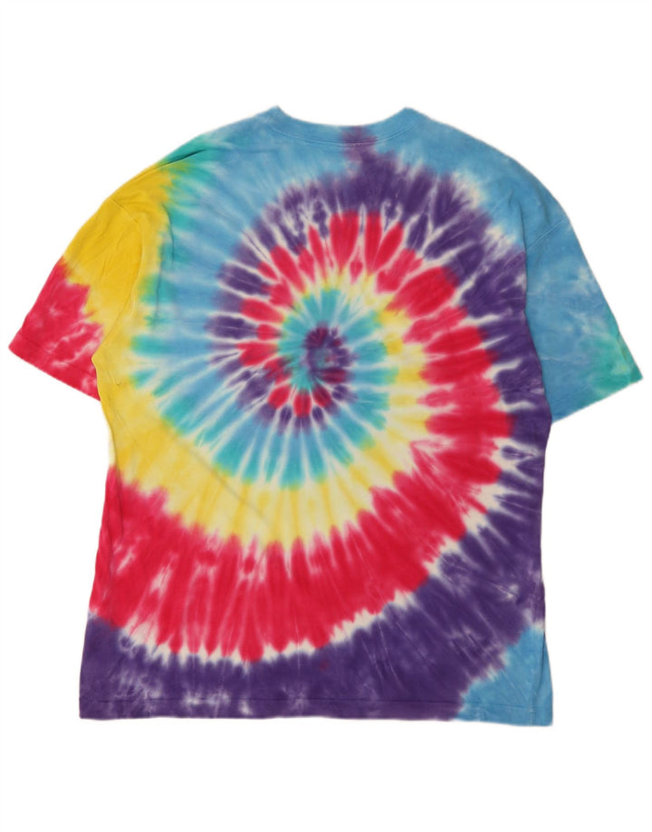 Nike T-shirt graphique en coton tie-dye multicolore moyen pour homme