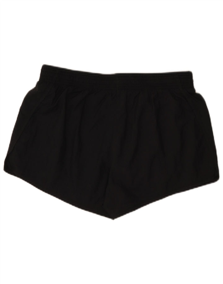 Nike Short de sport graphique pour femme UK 14 Large Noir Nylon