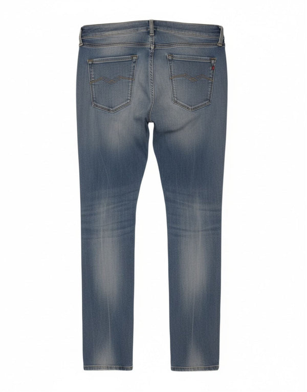 Replay Jean Skinny Femme W29 L30 Bleu Coton
