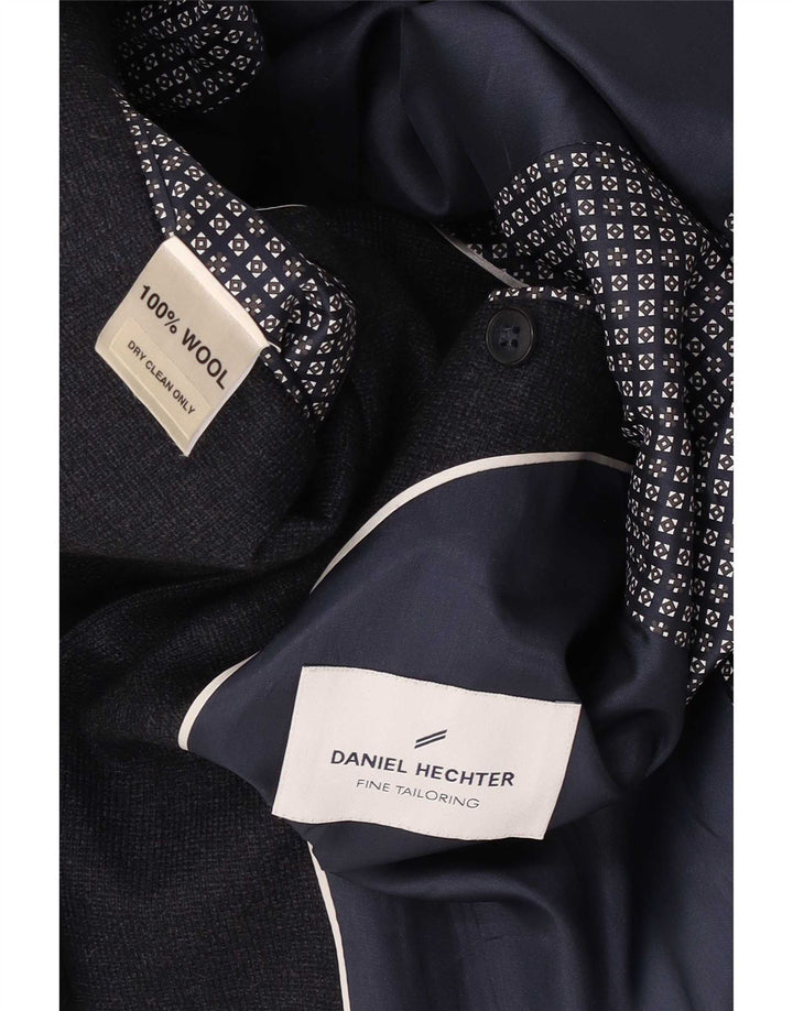 Daniel Hechter Veste blazer à 2 boutons pour homme UK 38 laine gris moyen