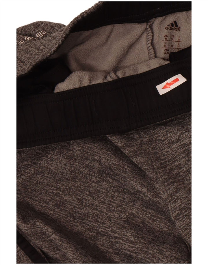 Adidas Pantalon de Survêtement Climawarm Homme Gris Moyen Moucheté Polyester