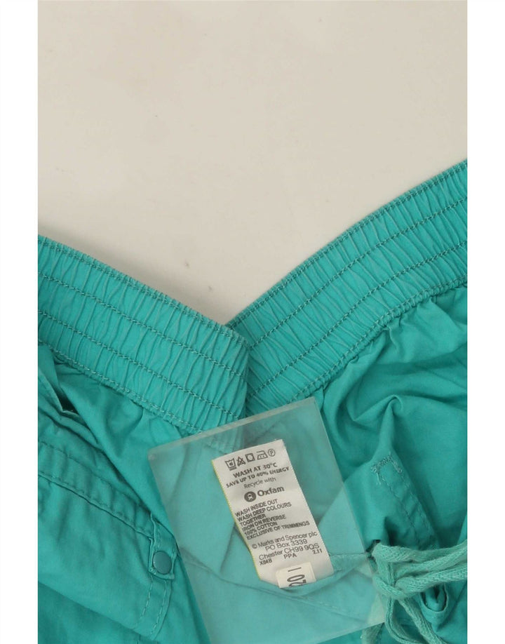 Marks & Spencer Bermuda pour femme UK 16 Large W36 L18 Turquoise