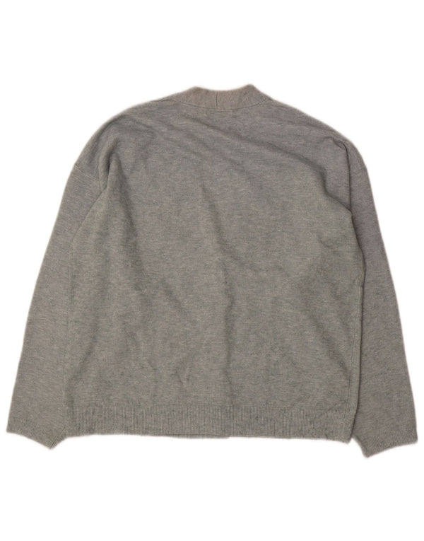 Massimo Dutti Cardigan surdimensionné pour femme UK 6 XS Gris