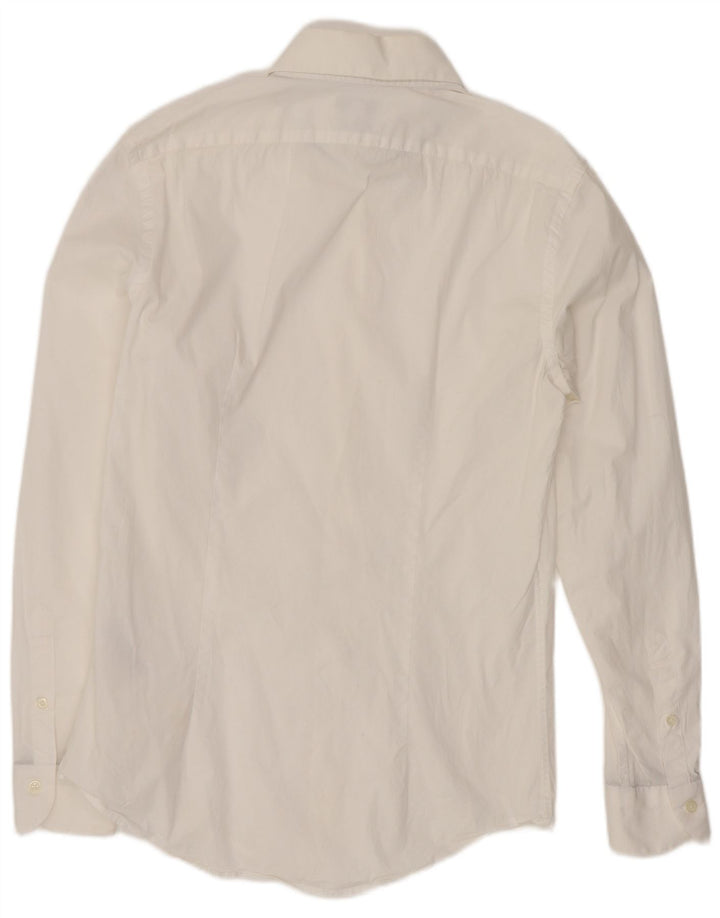 Reiss Chemise Slim Fit Petit Blanc Coton Homme