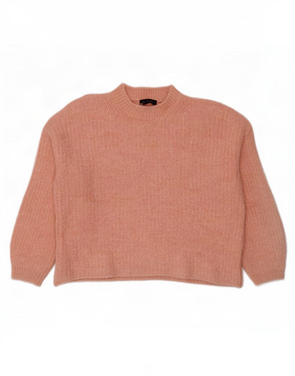 Marks & Spencer Pull col roulé pour femme UK 14 Rose moyen