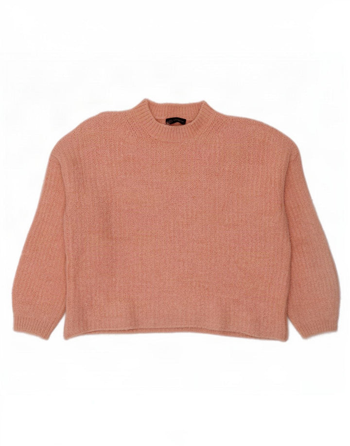 Marks & Spencer Pull col roulé pour femme UK 14 Rose moyen