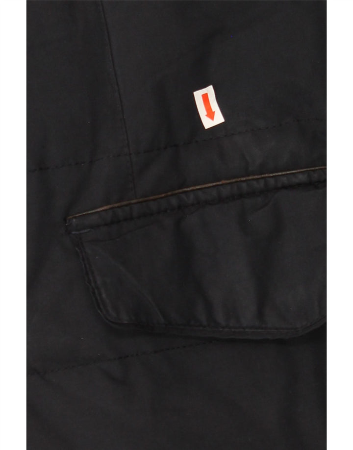 MASSIMO DUTTI Mens Padded Jacket UK 40 Large Navy Blue Nylon Vintage Massimo Dutti and Second-Hand Massimo Dutti from Messina Hembry 