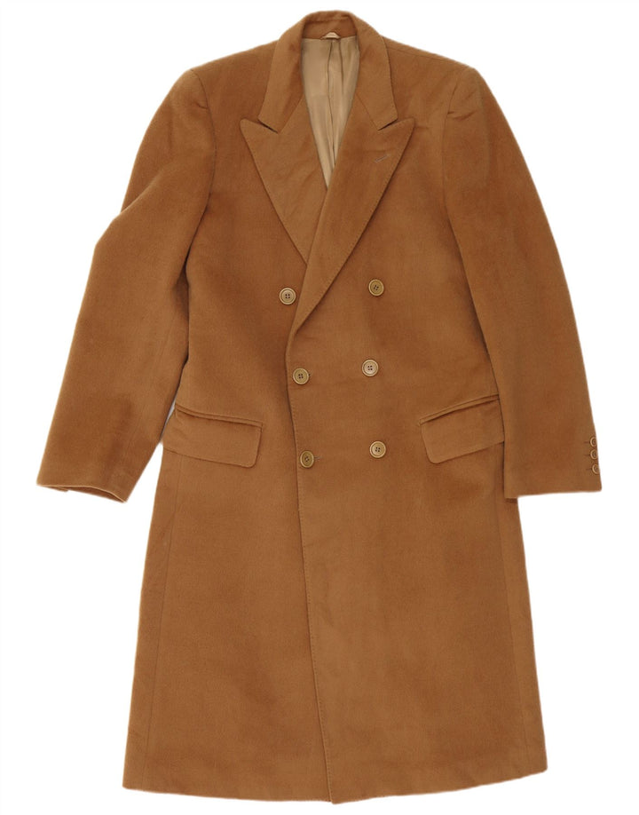 Elle Femme Manteau Croisé 2XL Laine Marron