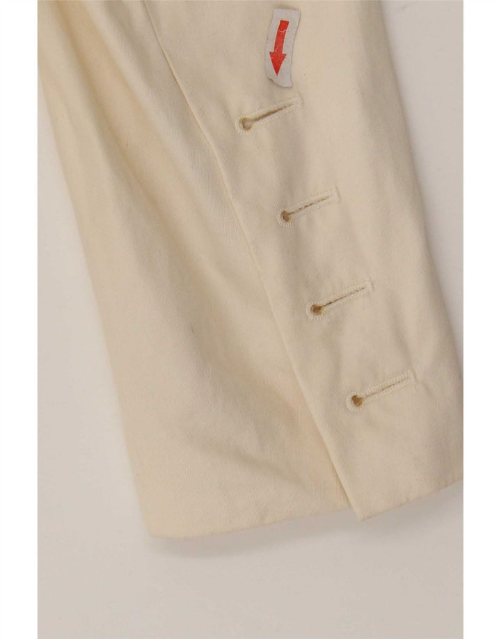 Escada Veste Boléro Ouverte Femme EU 36 Petit Coton Beige