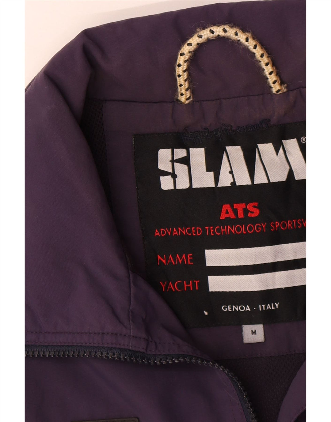 Slam Veste Bomber Homme UK 38 Nylon Violet Moyen
