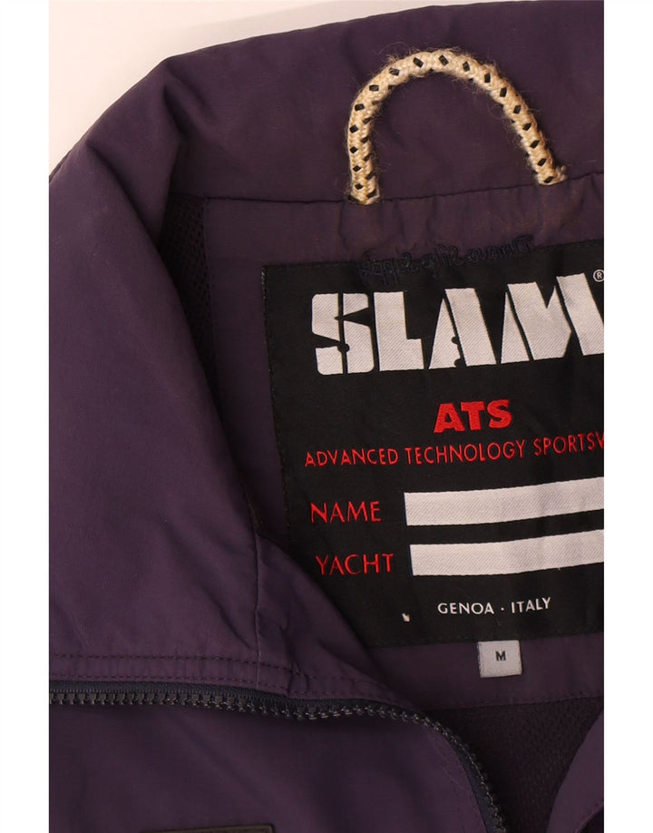 Slam Veste Bomber Homme UK 38 Nylon Violet Moyen