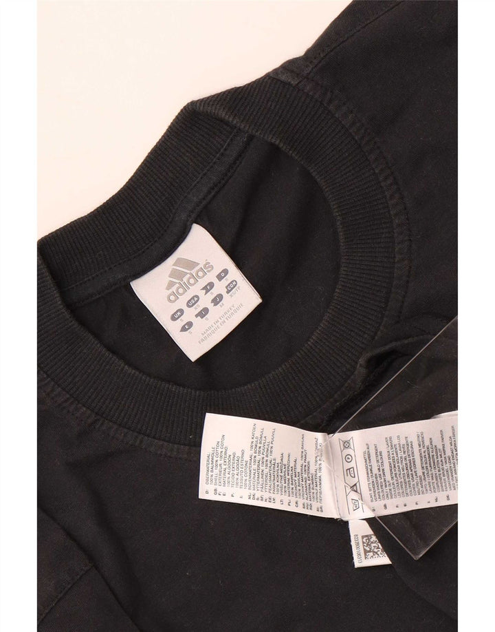 Adidas T-Shirt Homme Haut Petit Coton Noir