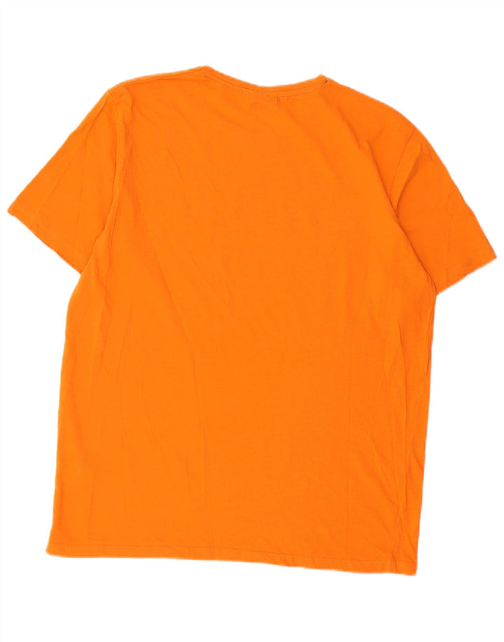 Lotto T-Shirt Graphique Homme Orange Moyen