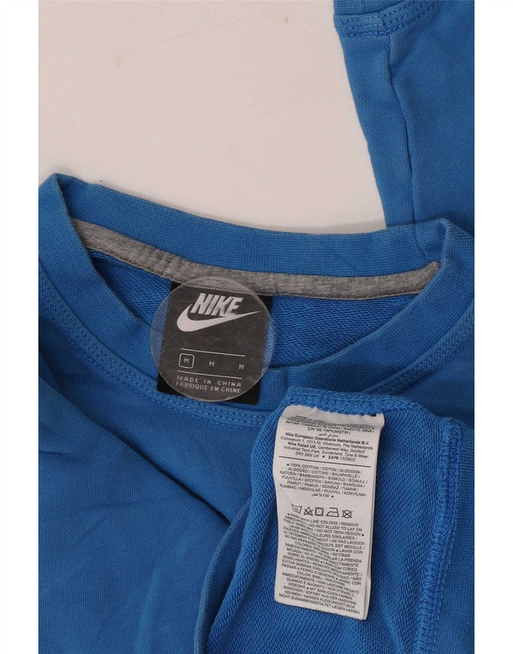Nike Sweat-shirt pour femme UK 14 Bleu moyen Coton