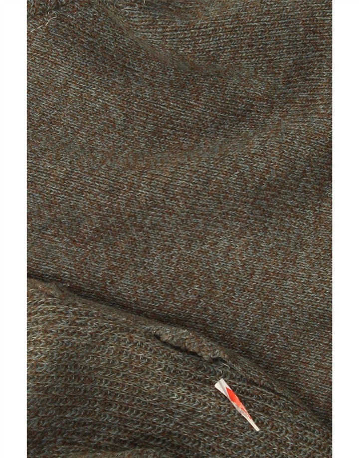 Pull Cardigan Vintage Homme 2XL Kaki
