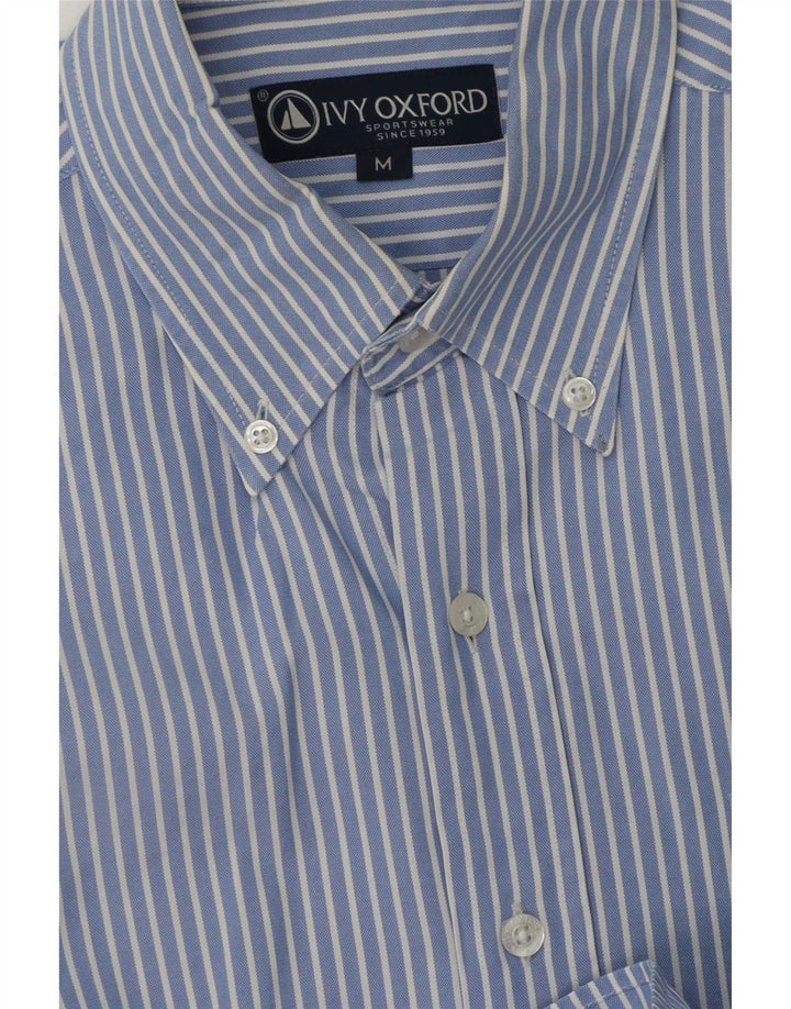 Ivy Oxford Chemise Homme Bleu Moyen Rayures