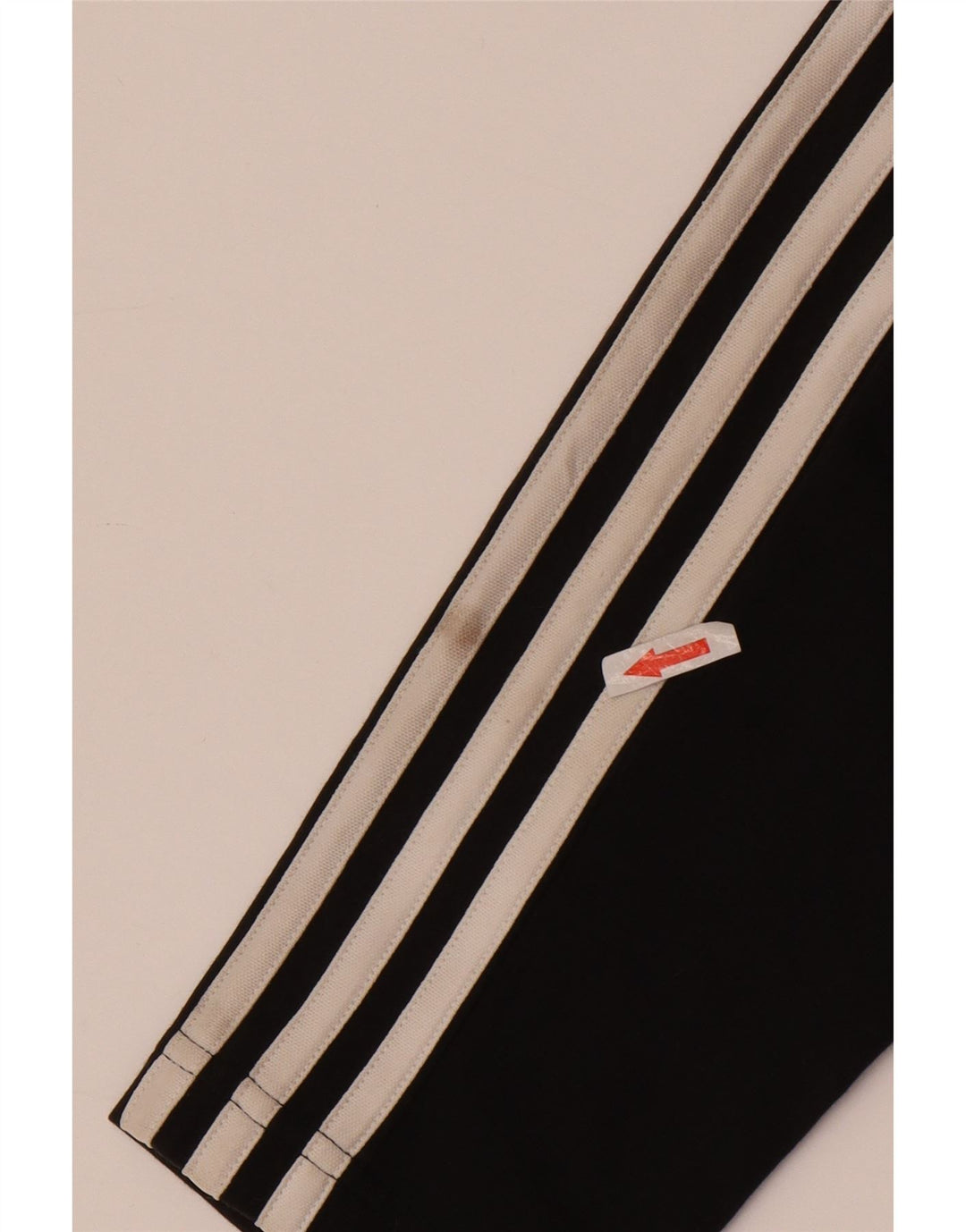 ADIDAS Leggings Femme UK 12/14 Coton Noir Moyen