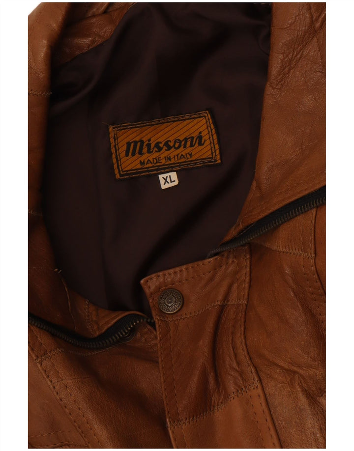 Missoni Veste en cuir pour homme UK 42 XL Marron