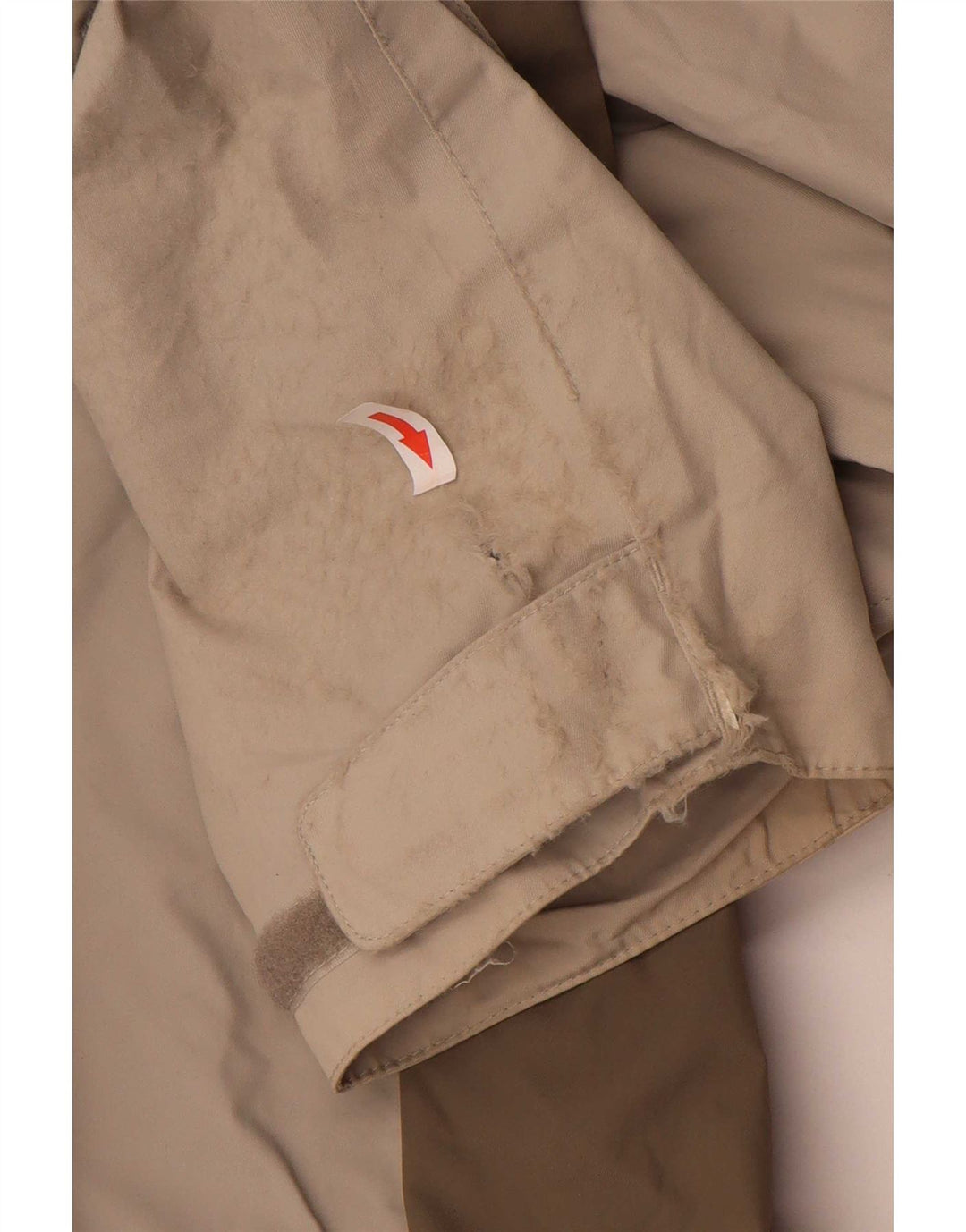 Jack Wolfskin Veste de Pluie Homme UK 44/46 XL Beige Colourblock Polyamide